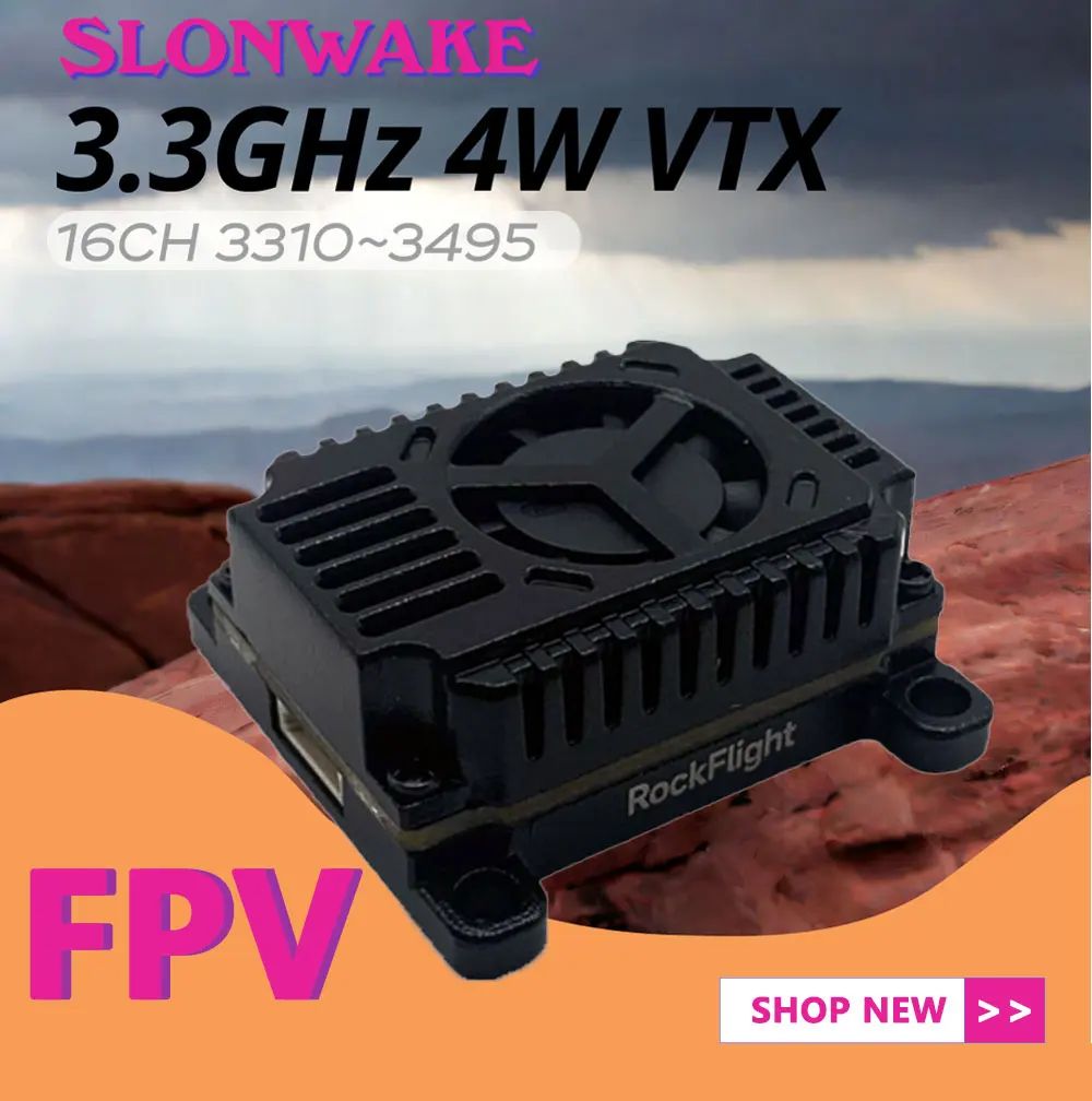 SLONWAKE FPV 3.3G 16CH 4000mW  - đánh giá và giá Fpv Drone Receiver