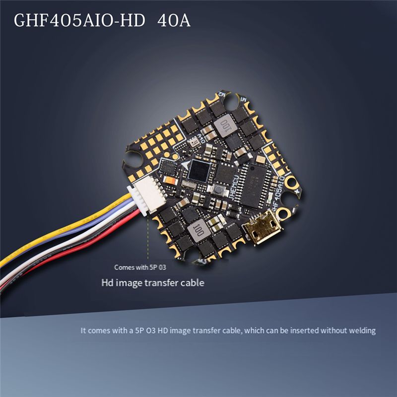 ABTI-GHF405AIO-HD 40A AIO Flig - đánh giá và giá Fpv Drone Flight Controller