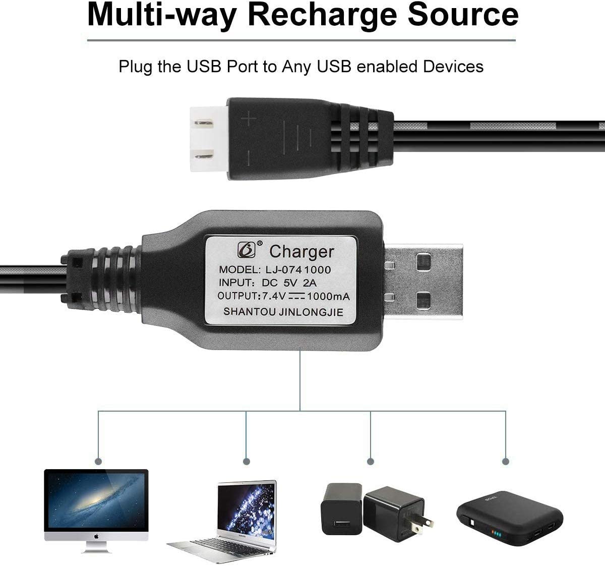 1 Bộ XH-3P Cân Bằng 7.4V 1A Pi - đánh giá và giá Fpv Drone Charger
