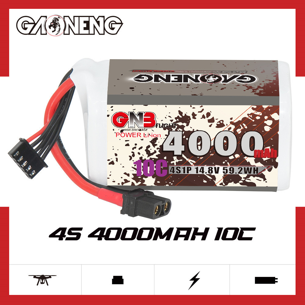 GNB 4000mAh 4S 14.8V 10C 20C W - đánh giá và giá Fpv Drone Quadcopter