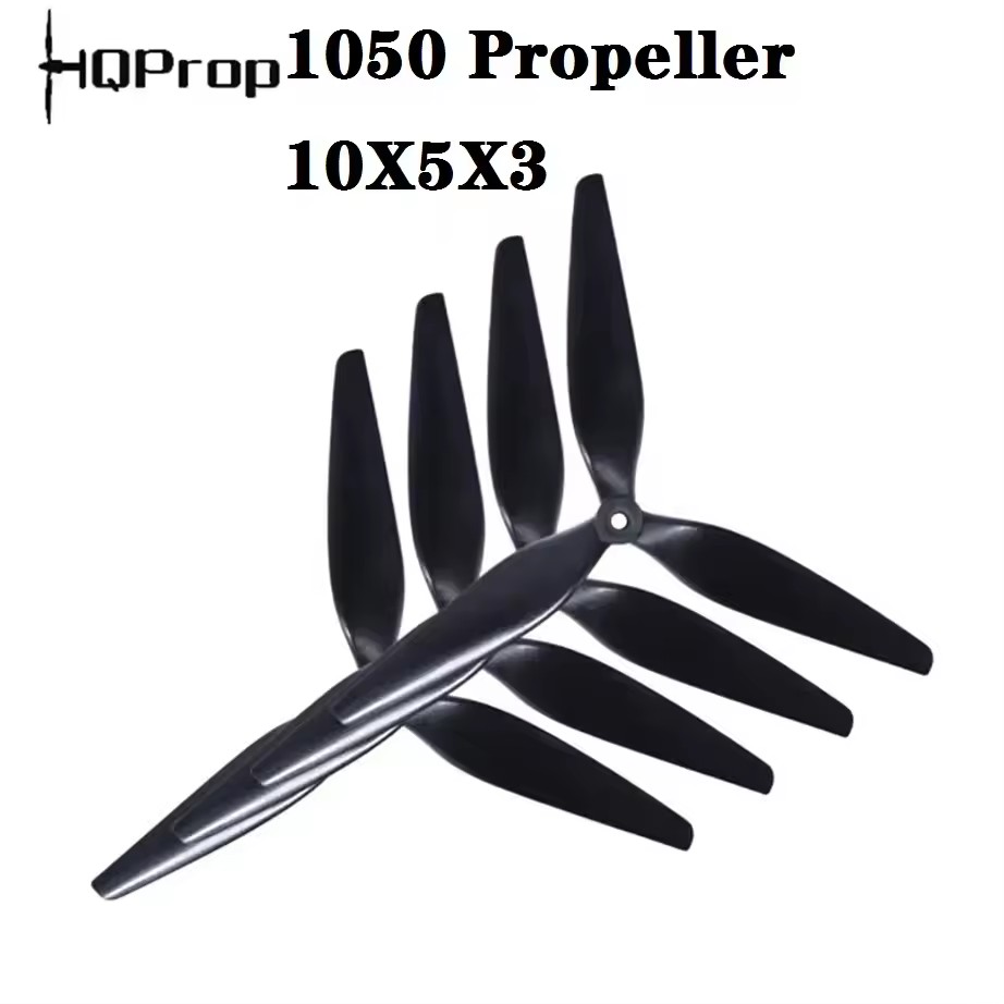 10x5x3 1050 10in 3-Blade Glass - đánh giá và giá Fpv Drone Propeller