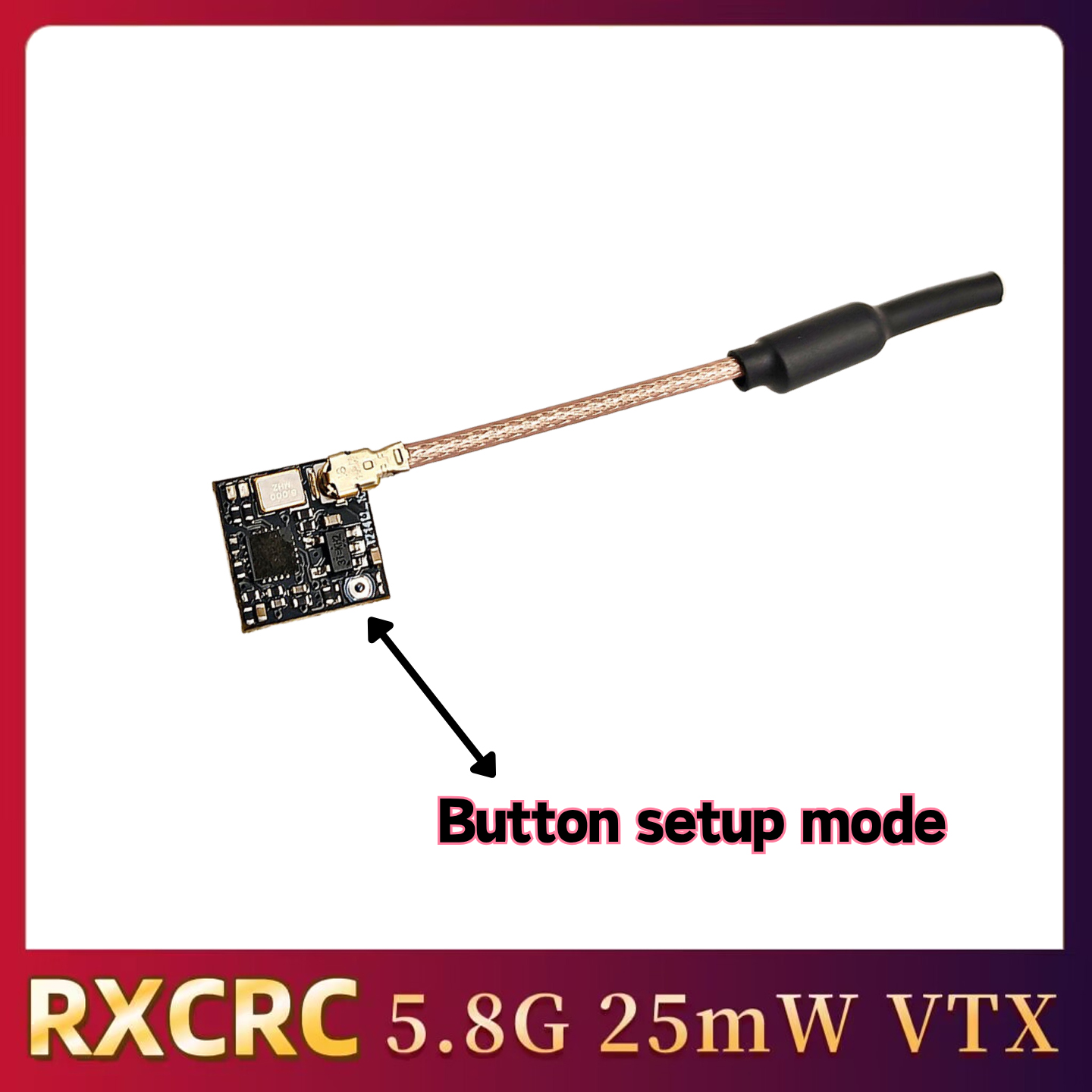 RXCRC 5.8GHz 48CH FPV 25mW Ana - đánh giá và giá Fpv Drone Receiver
